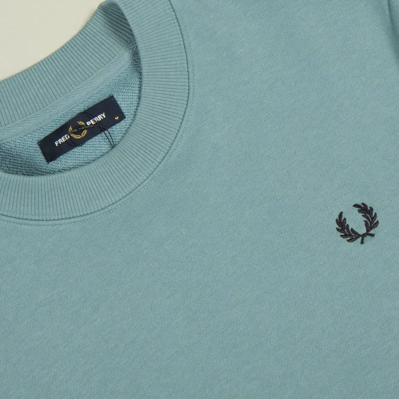 Fred Perry Sweatshirt - Ash Blue-1